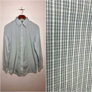 Banana Republic Premium Poplin Dress Shirt with Cutaway Collar Men's Size Medium